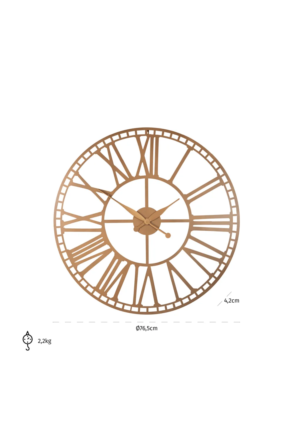 Mid-Century Modern Clock | OROA Jady