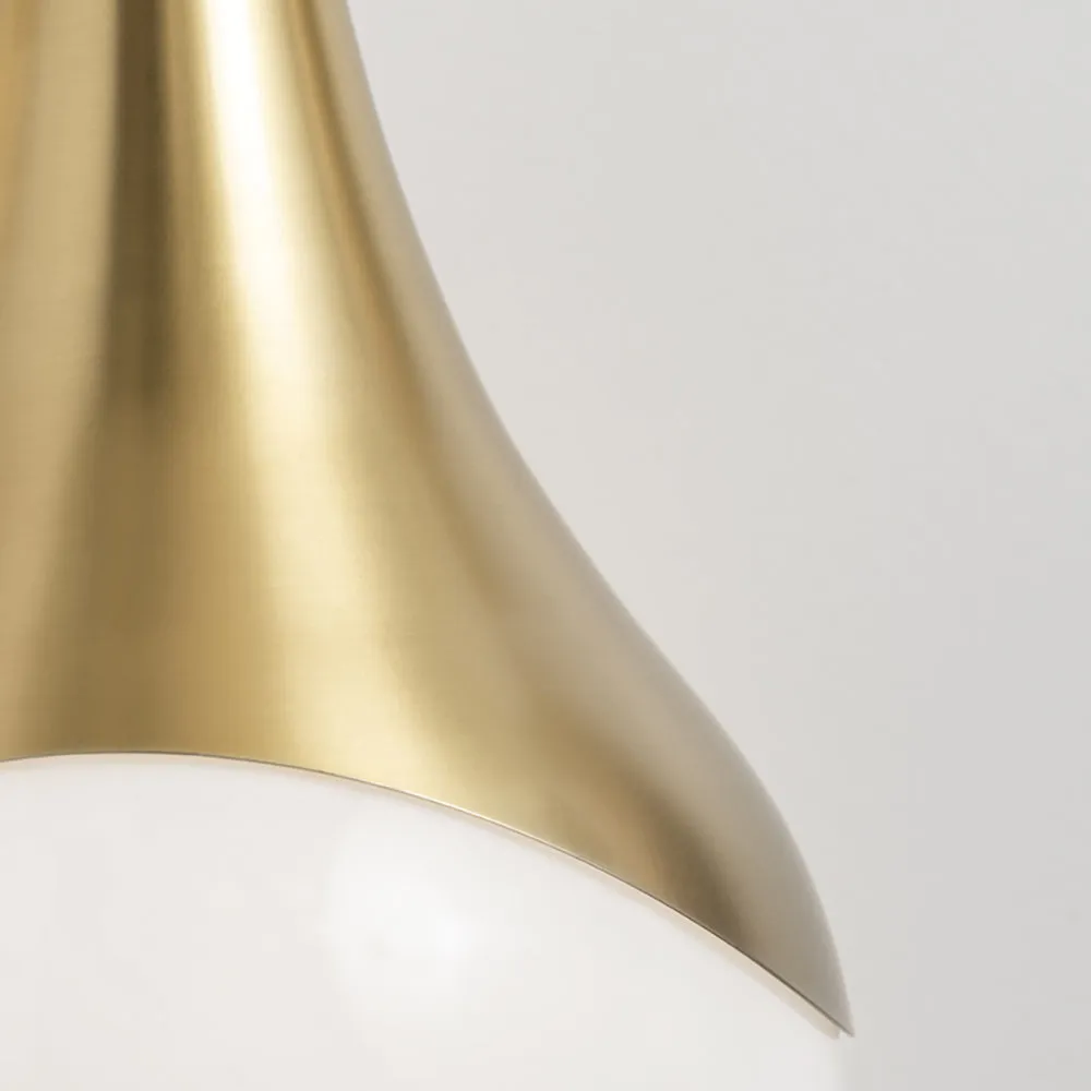 Mitzi Lighting Ariana 12 Light Starburst Ceiling Pendant Light Aged Brass
