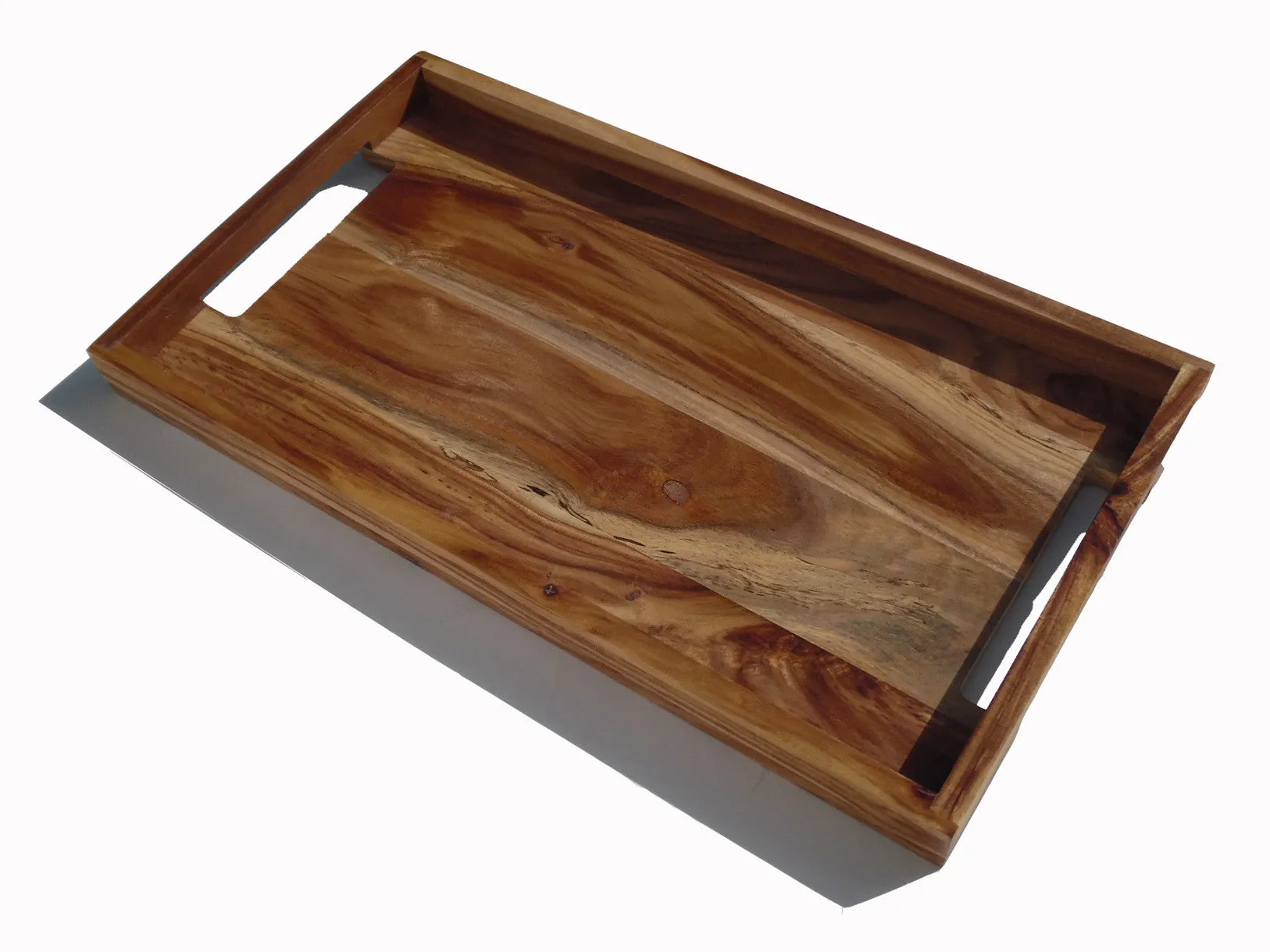 MODERNIST TRAY ACACIA WOOD