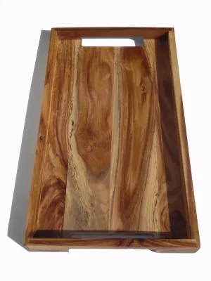 MODERNIST TRAY ACACIA WOOD