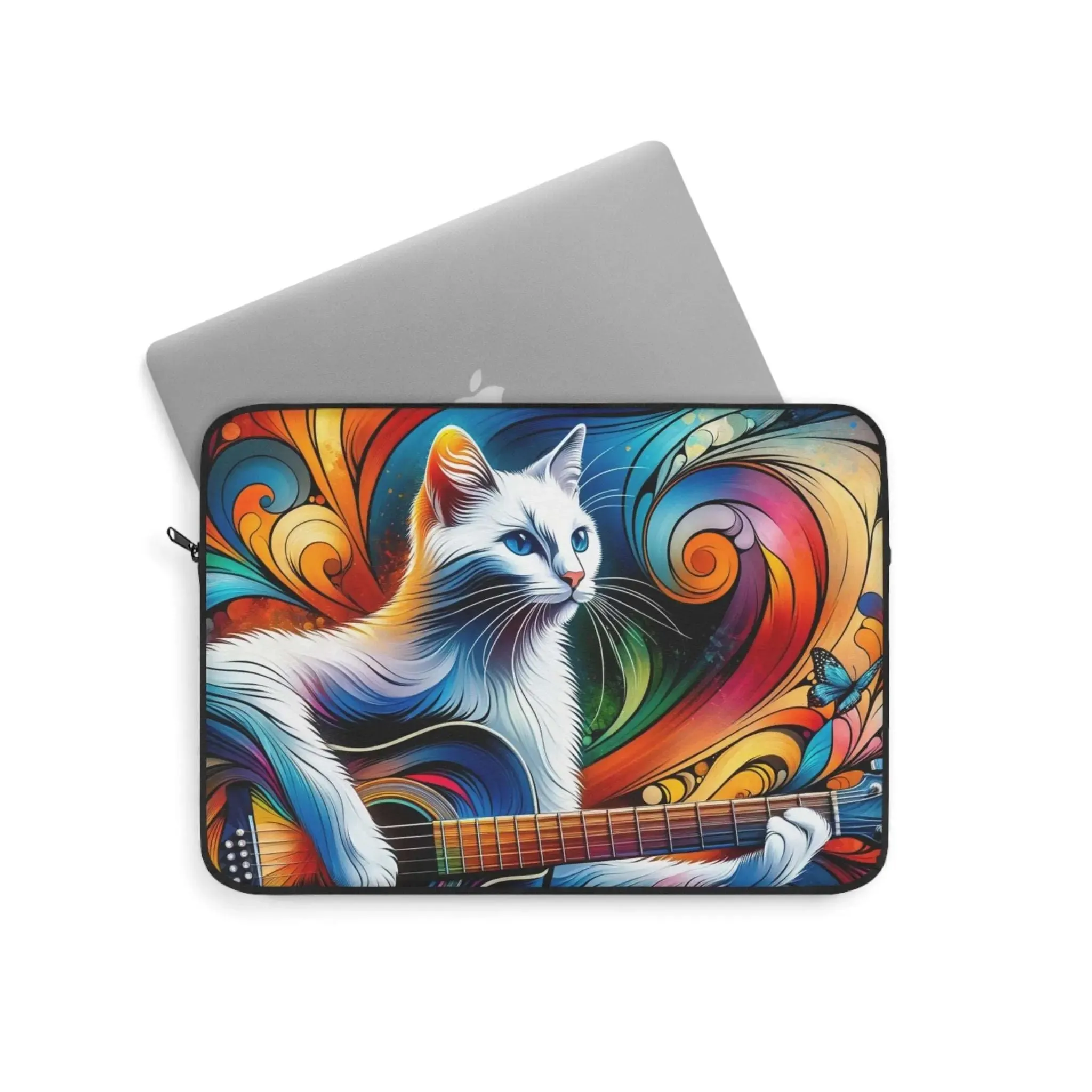 Musical Kaleidoscope Cat Lover  - Laptop Sleeve