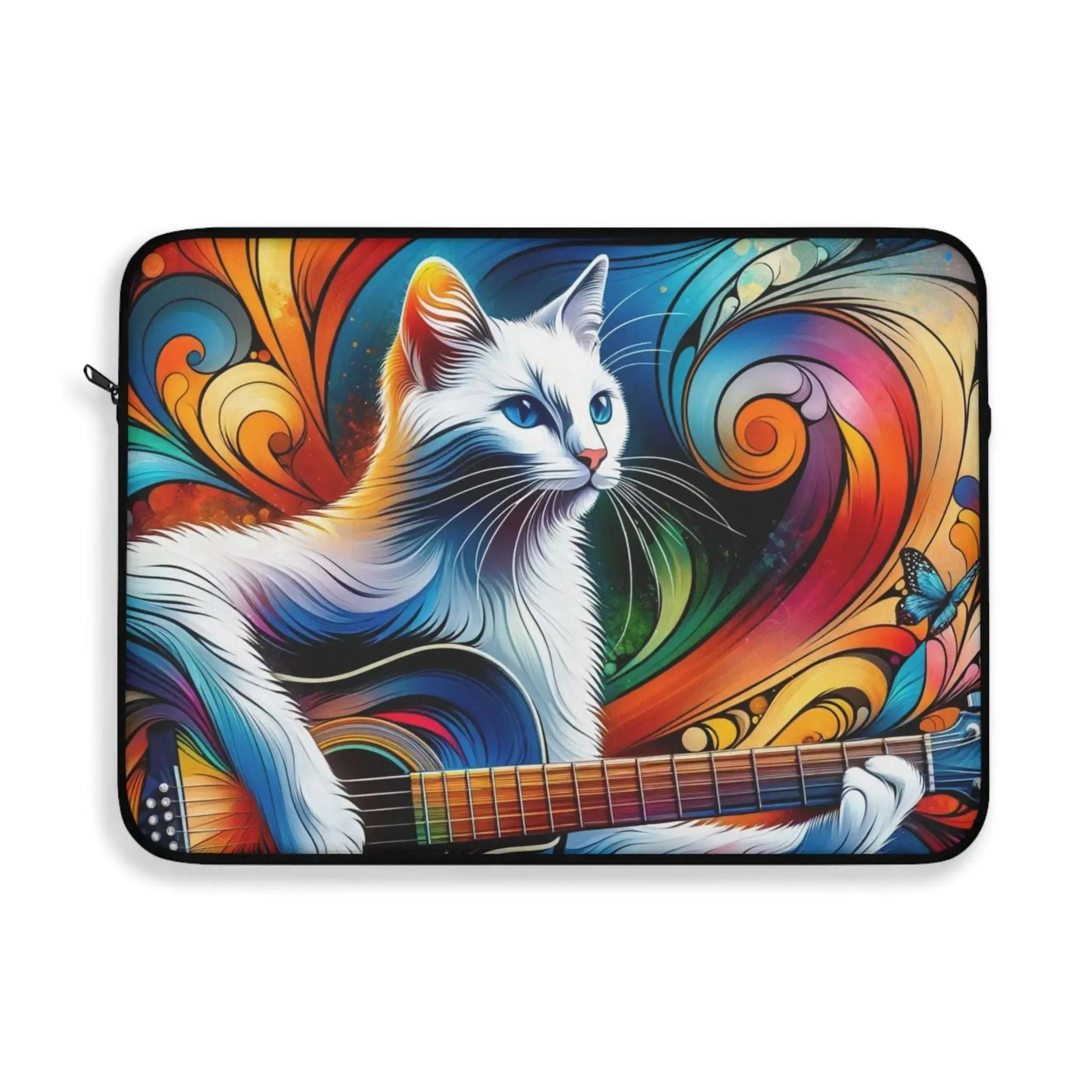 Musical Kaleidoscope Cat Lover  - Laptop Sleeve