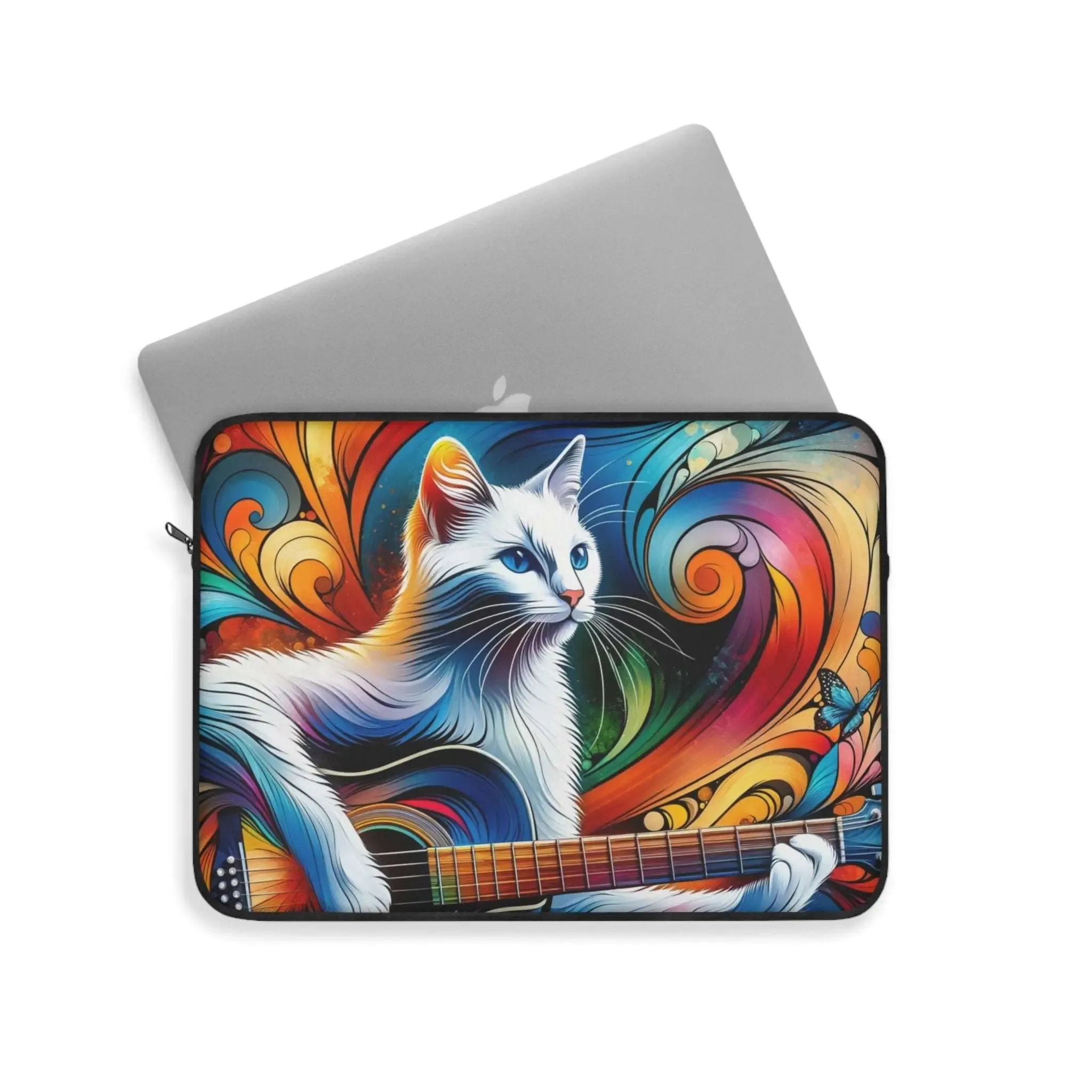 Musical Kaleidoscope Cat Lover  - Laptop Sleeve