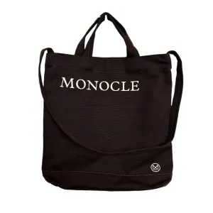 New with Tags Monocle Tote Bag Magazine Market Brown Canvas Shoulder Strap
