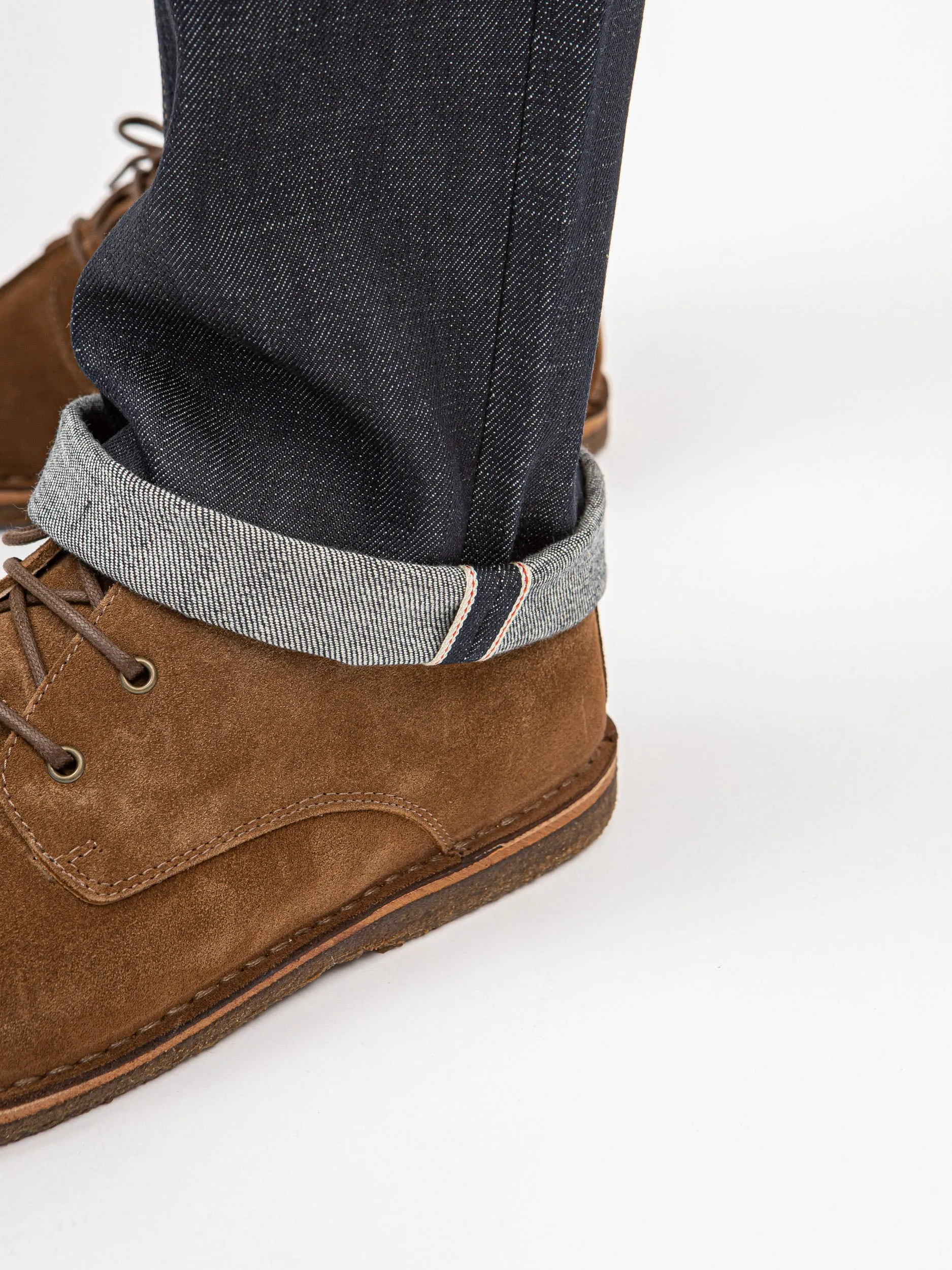 NW1 RELAXED STRAIGHT INDIGO 14OZ JAPANESE RAW SELVEDGE MENS JEANS