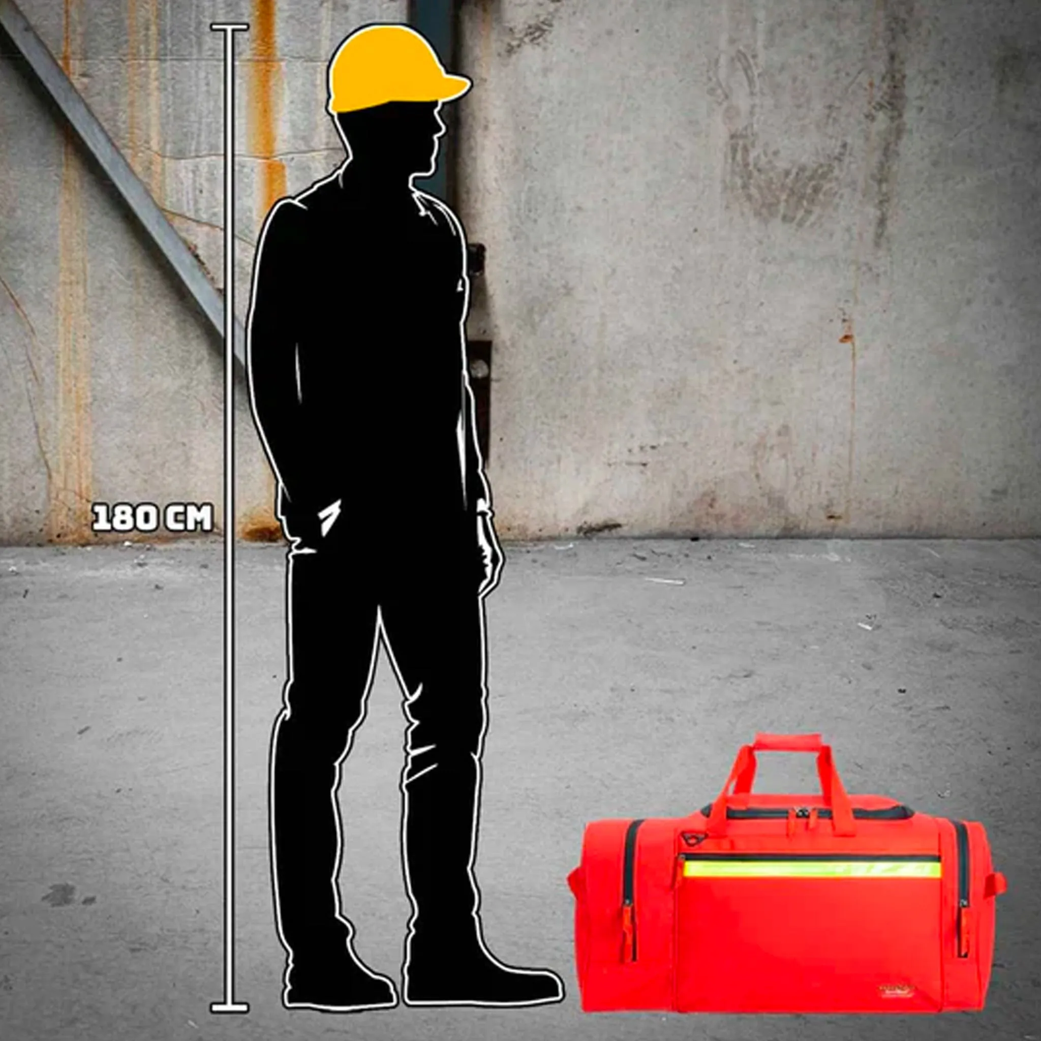 OFFSHORE CREW BAG - ESSENTIALS – RED - RXES05C212PVCRD