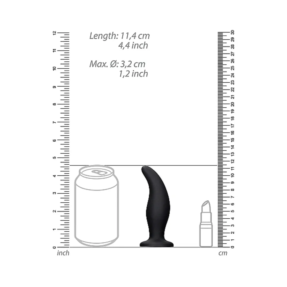 Ouch Curve Butt Plug Black