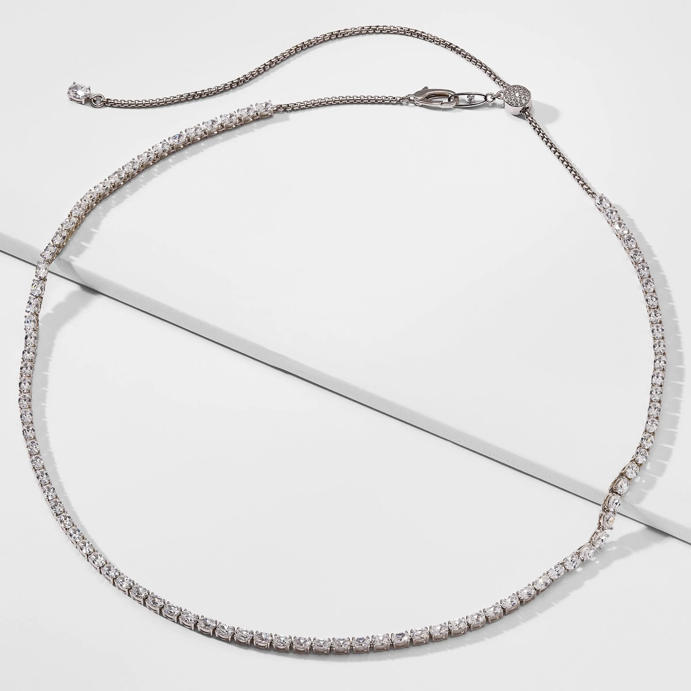 OVAL TENNIS NECKLACE
