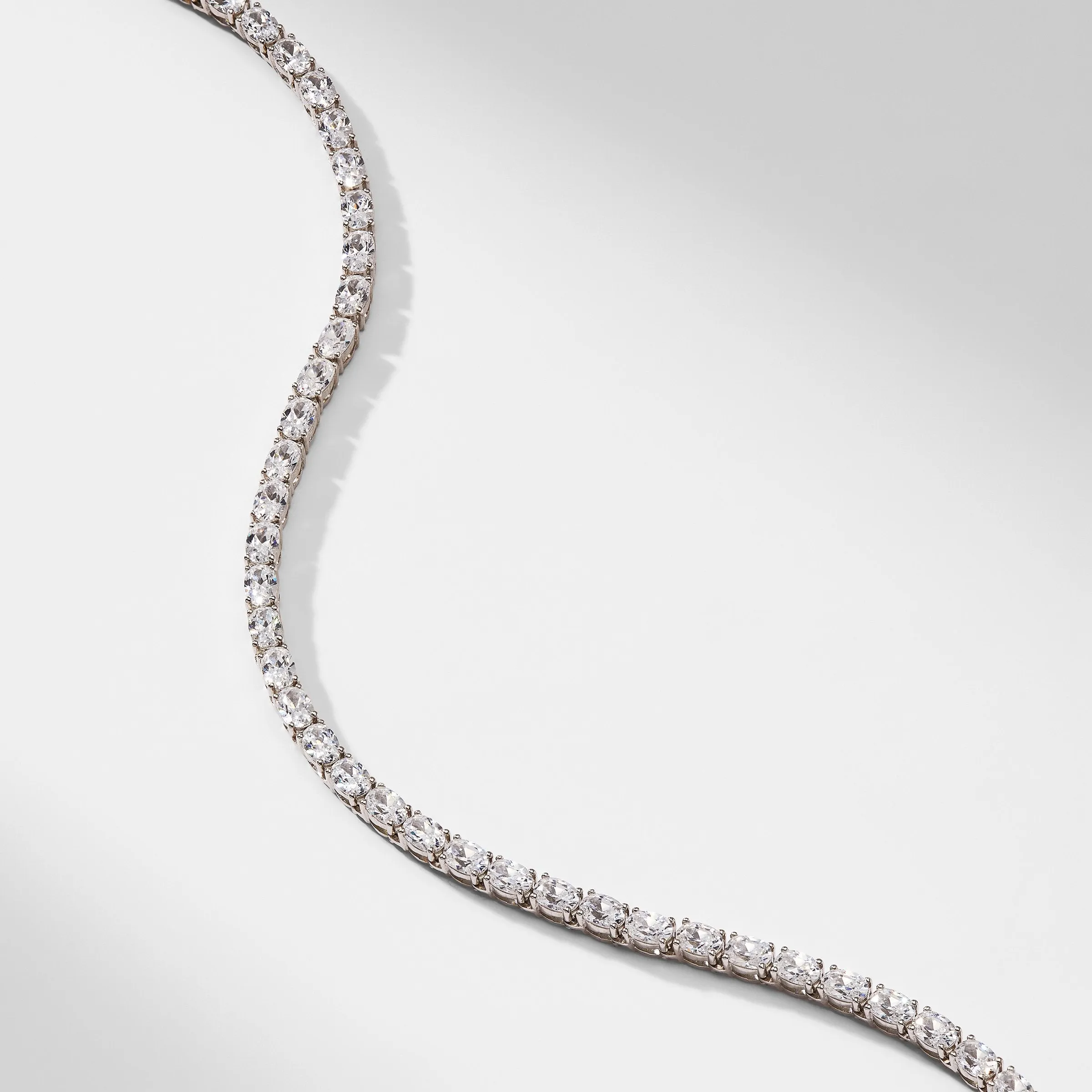OVAL TENNIS NECKLACE