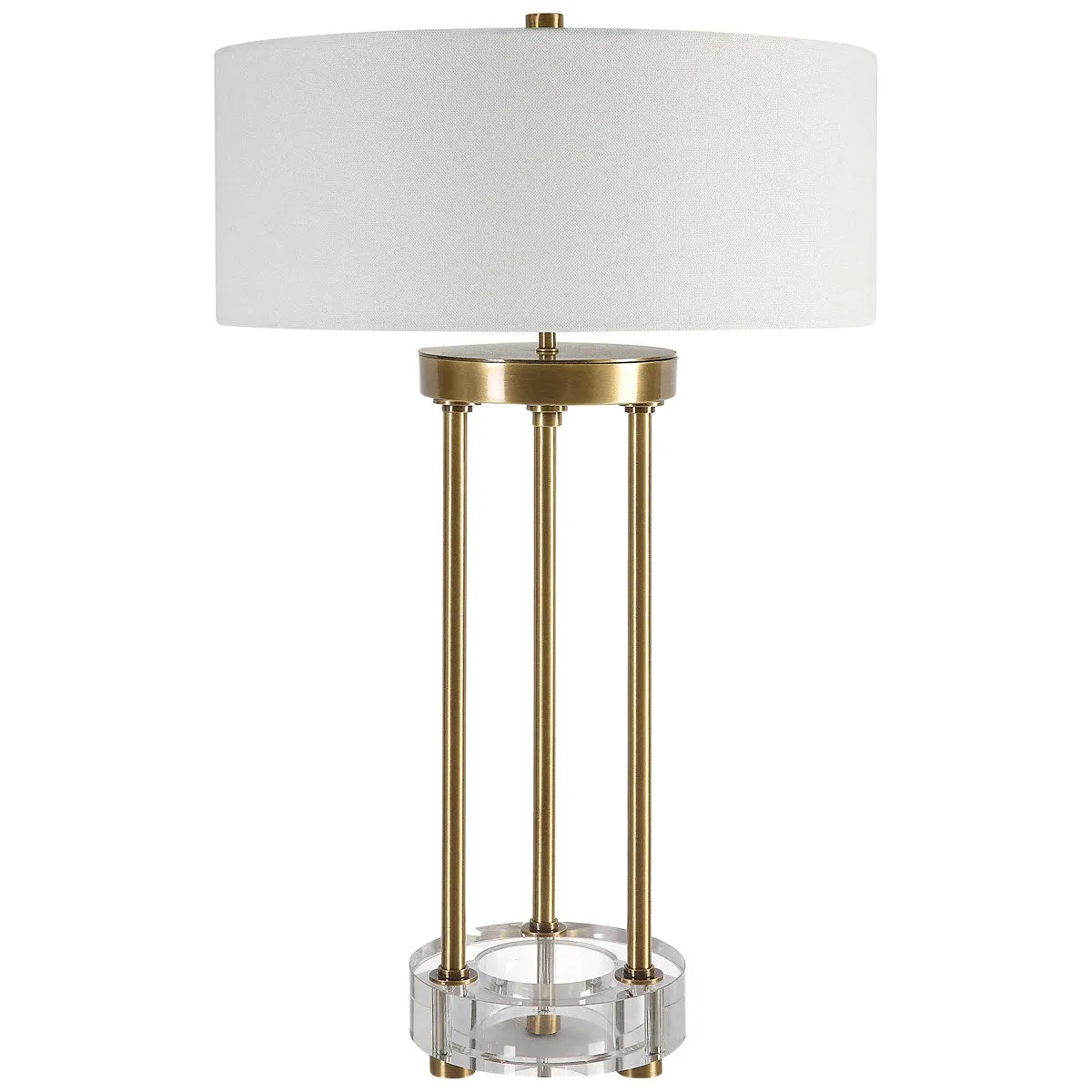 Pantheon Brass Rod Table Lamp