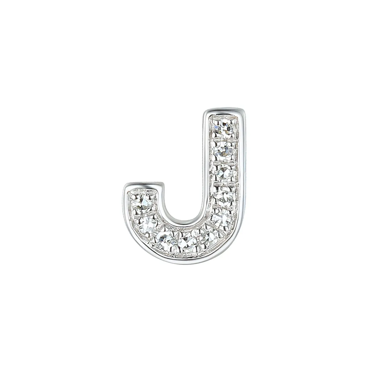 Personalised Luxury Diamond Letter Necklace | 9K White Gold