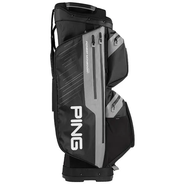 Ping Pioneer Monsoon 231 Cart Bag Black - Iron