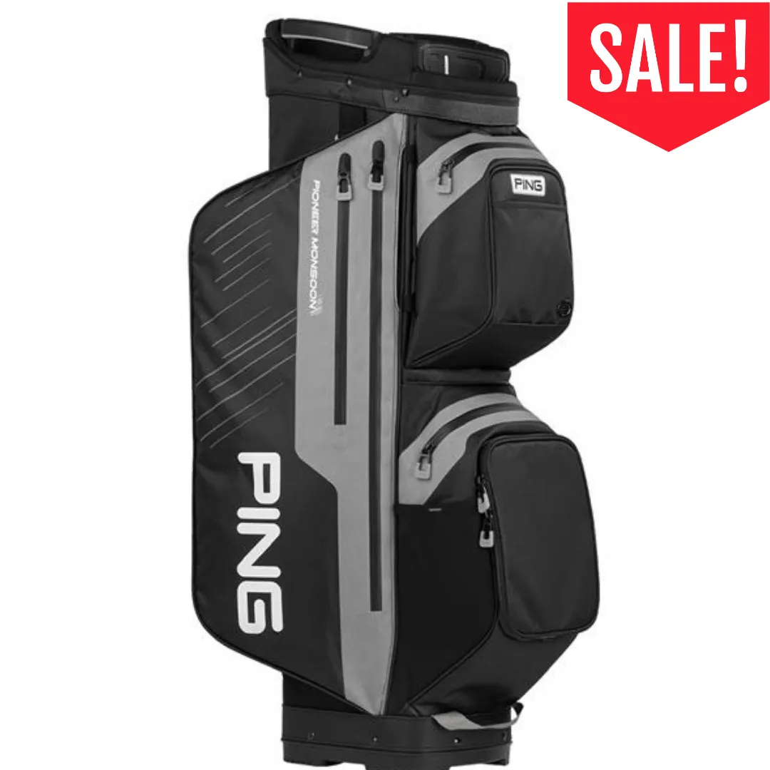 Ping Pioneer Monsoon 231 Cart Bag Black - Iron