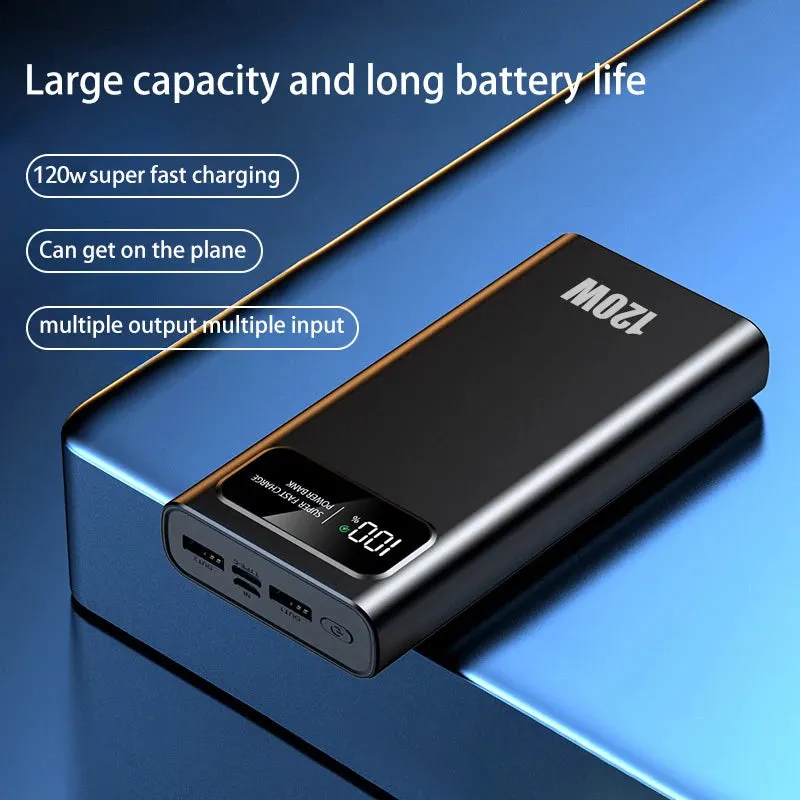 Powerbank for iPhone – 120W Superfast Charging & Versatile Compatibility