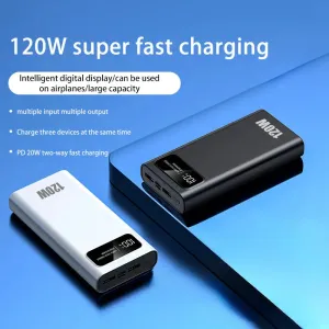 Powerbank for iPhone – 120W Superfast Charging & Versatile Compatibility