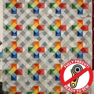 Precut! Scrappy Plus Quilt Kit