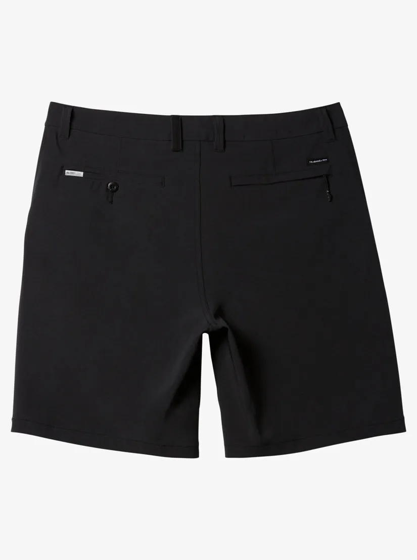 Quiksilver Everyday Union Heather Amphibian 20" Hybrid Shorts - Black