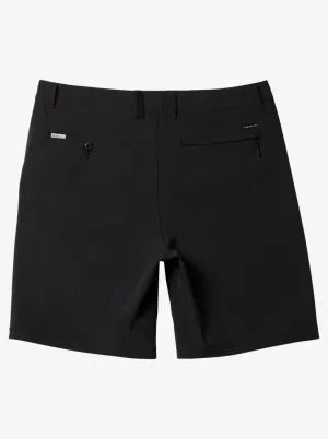 Quiksilver Everyday Union Heather Amphibian 20" Hybrid Shorts - Black
