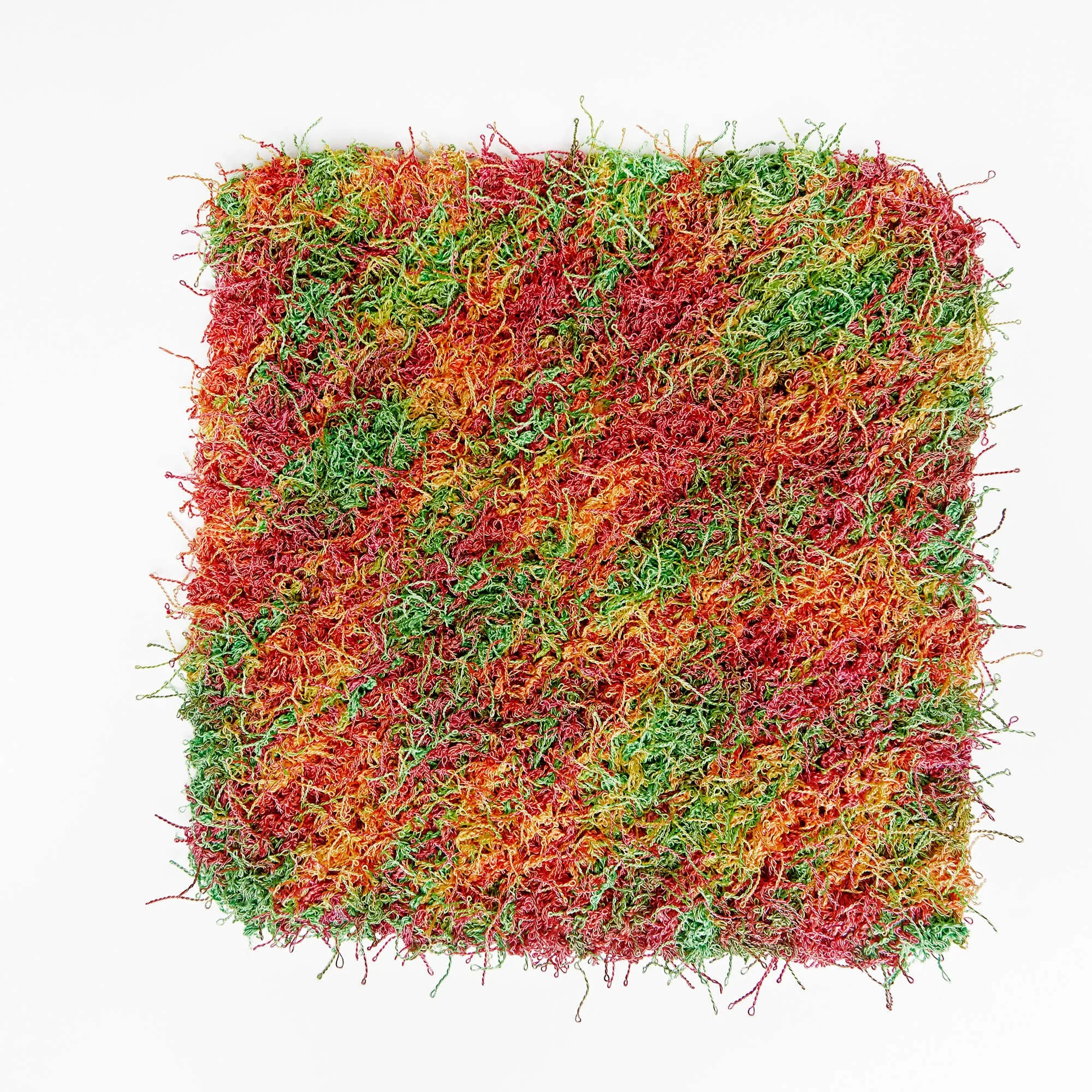 Red Heart Corner-to-Corner Knit Dishcloth