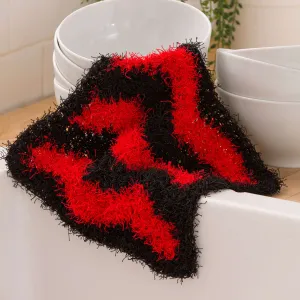 Red Heart Crochet Chevron Dish Scrub