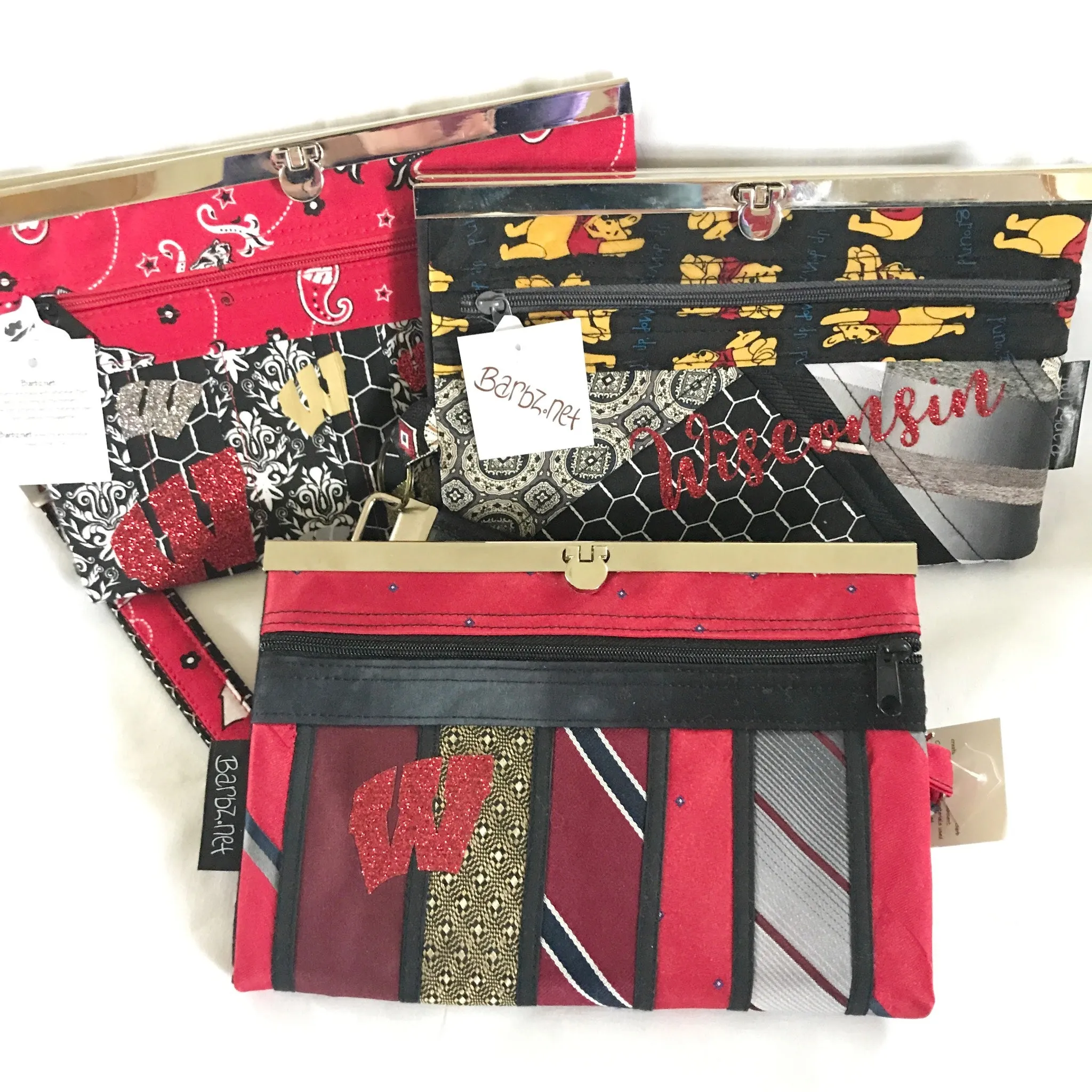 Red "Motion W" Woman Wallet, Wristlet, Purse - Wallet Deluxe