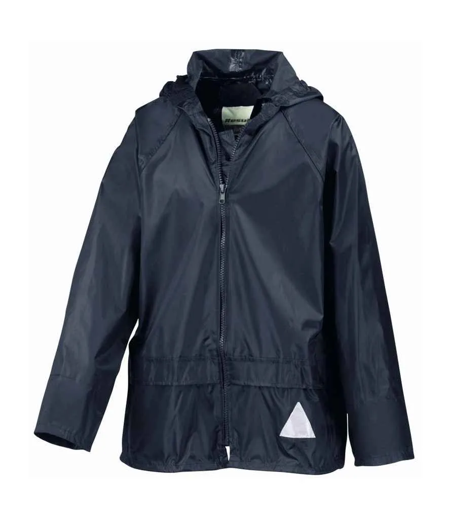 Result Kids Waterproof Jacket/Trouser Suit in Carry Bag | Navy