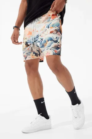 Retro - Ibiza Lounge Shorts - Coral