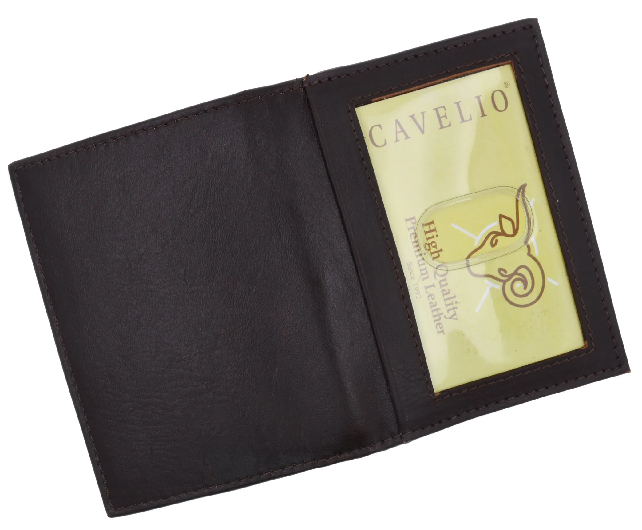 RFID Mens LEATHER Bifold Wallet ID Credit Card Holder Front Pocket Black Brown Gift Box