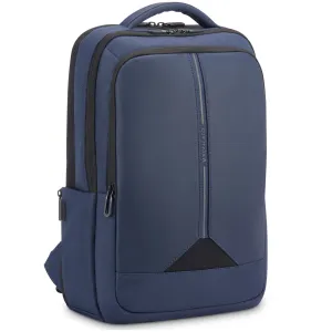 Roncato Clayton Business Backpack with 15.6" Laptop Compartment (Blu Notte)