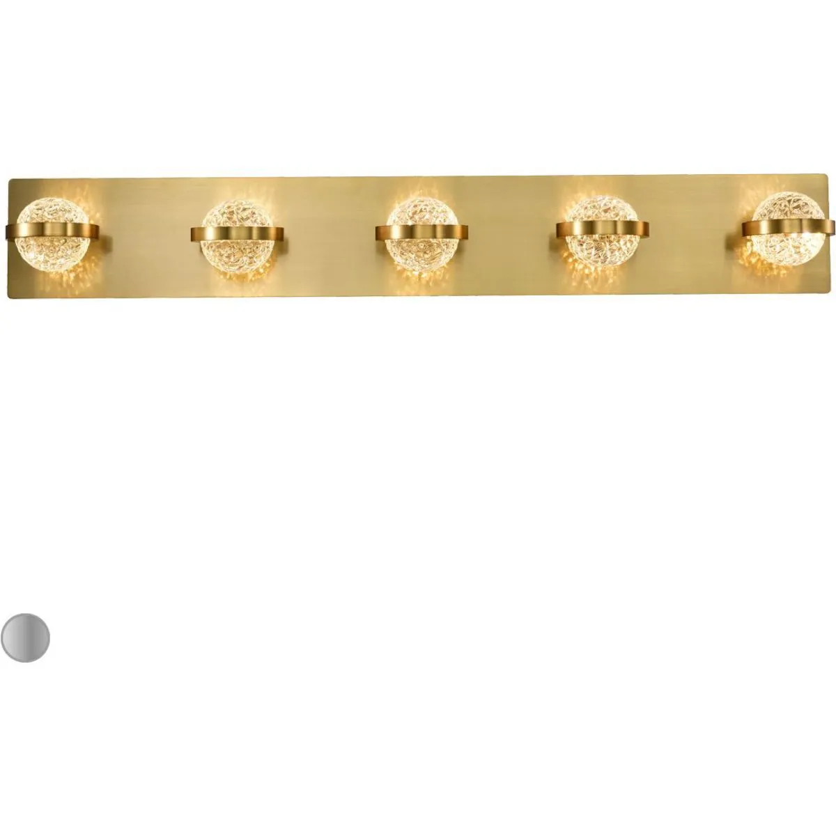 Ryder 33 in 5 Lights LED Bath Bar Gold finish