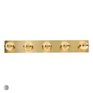 Ryder 33 in 5 Lights LED Bath Bar Gold finish
