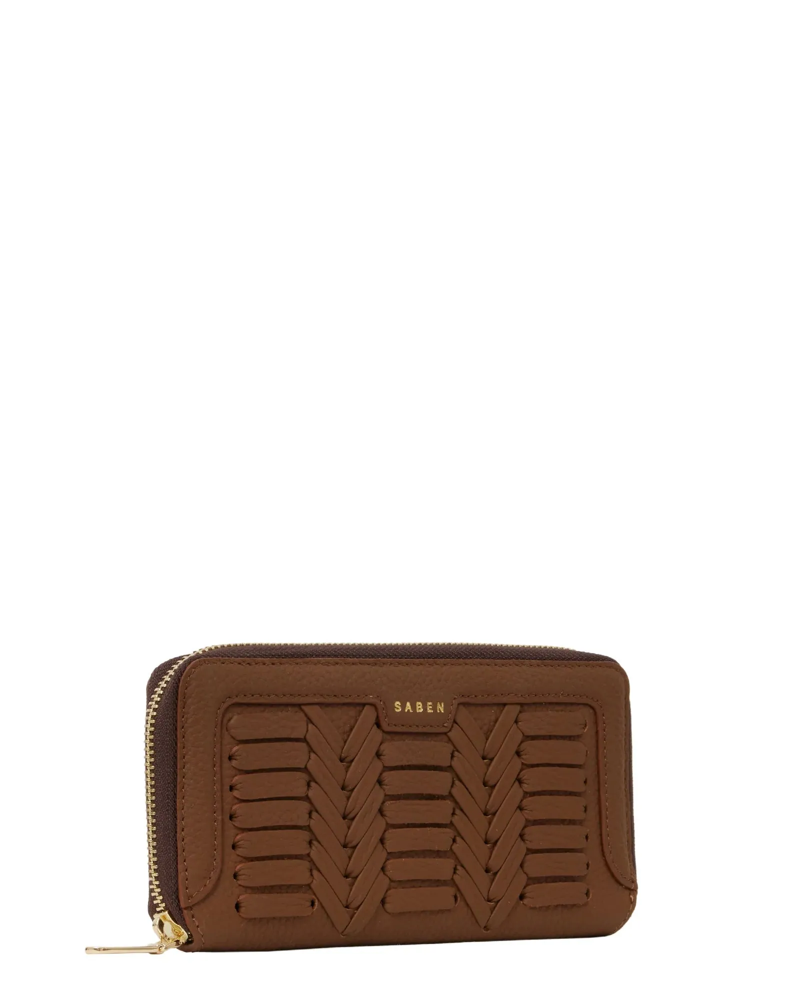 Saben Lyric Wallet in Macro Weave