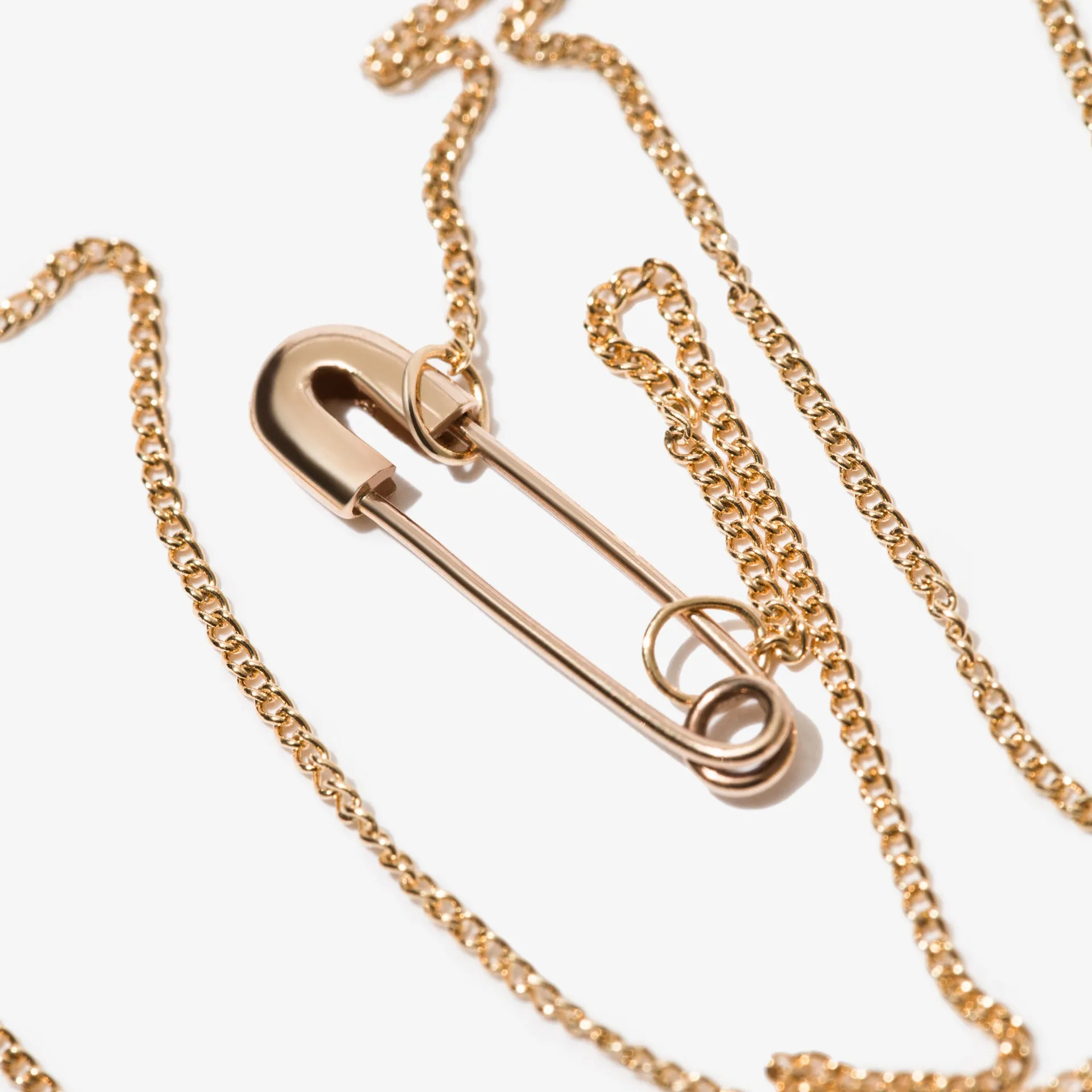 Safety Pin Necklace