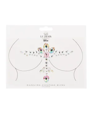 Shots Bliss Dazzling Cleavage Bling Sticker O/s