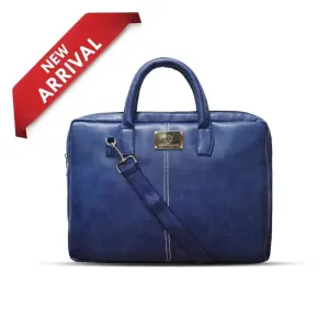 SleekFit Fingerlock Laptop Bag (Blue)