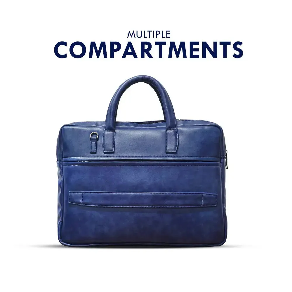 SleekFit Fingerlock Laptop Bag (Blue)