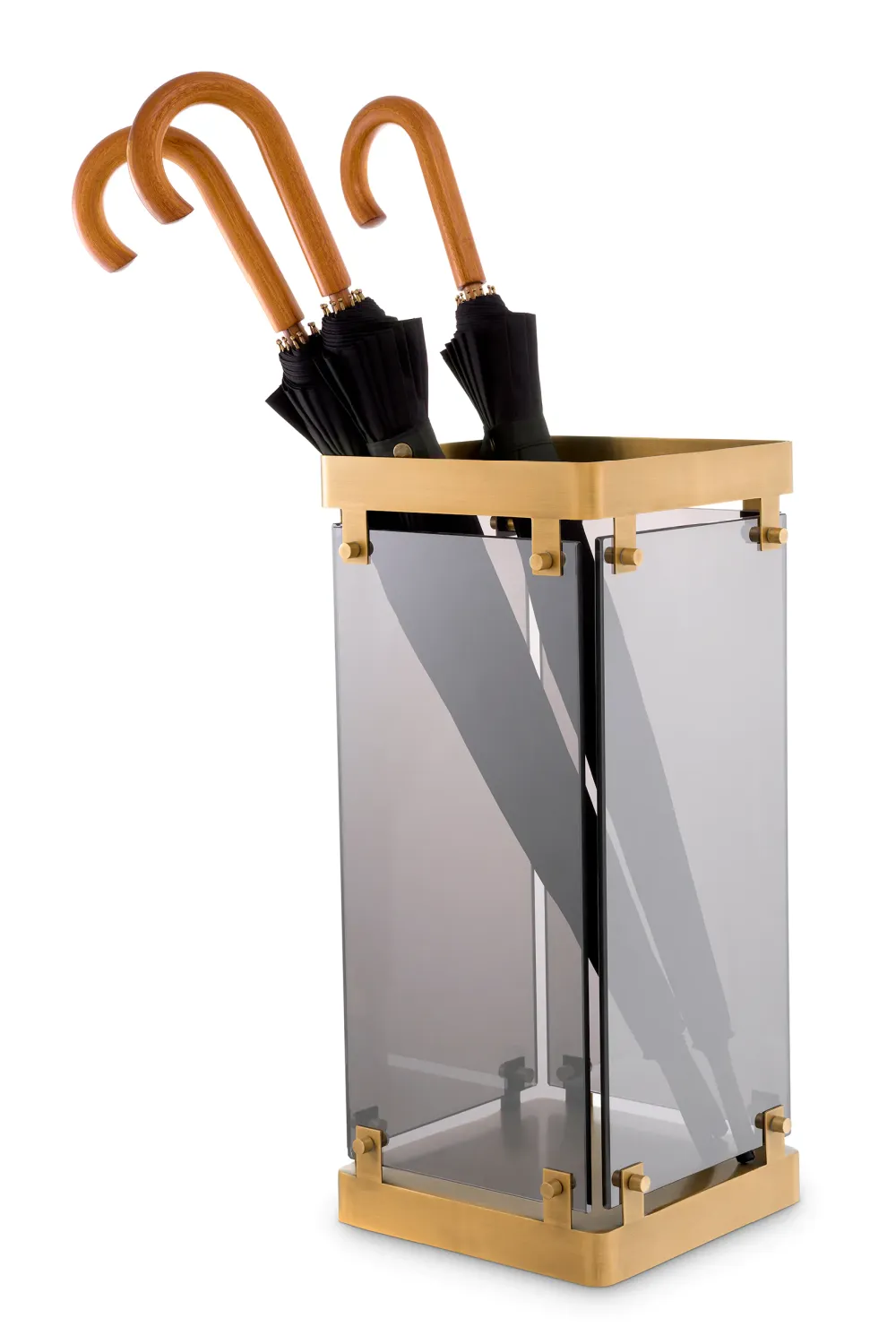 Smoke Glass Umbrella Stand | Eichholtz Heston