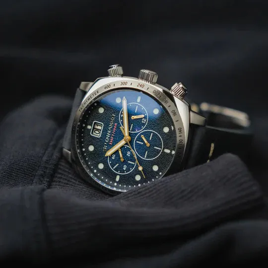 Spinnaker Hull Chronograph Blue