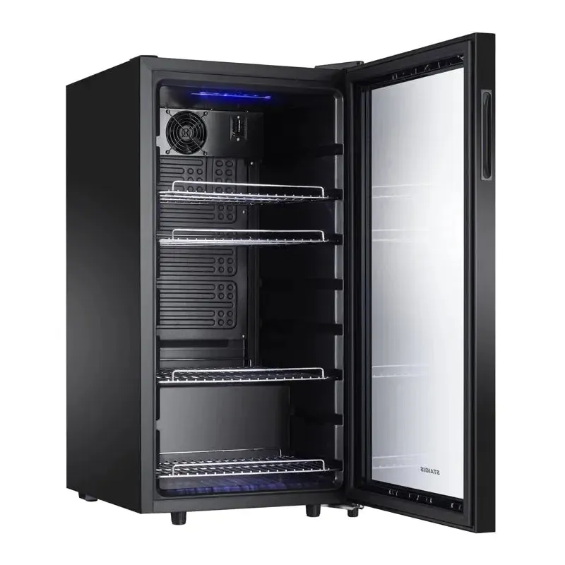 STAIGIS 126 Cans (12 Oz.) 3.2 Cubic Feet Freestanding Beverage Refrigerator with Wine Storage