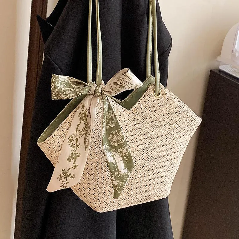 Straw Shoulder Bag