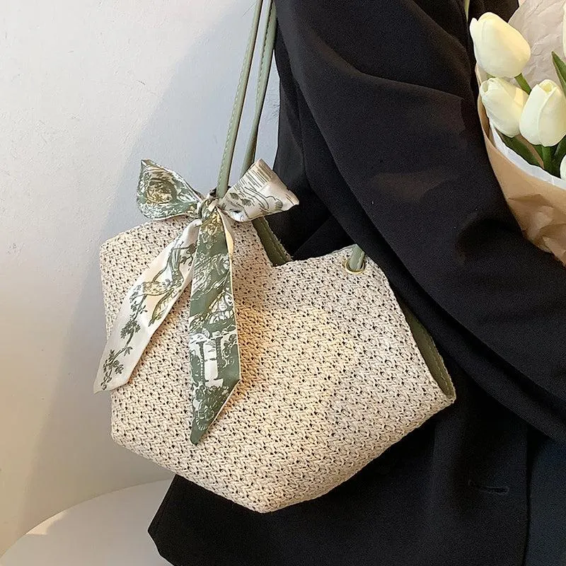 Straw Shoulder Bag