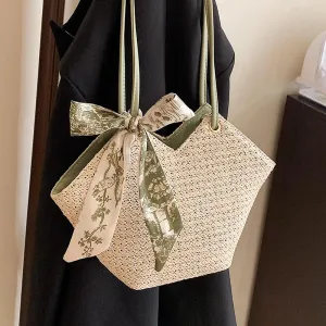Straw Shoulder Bag