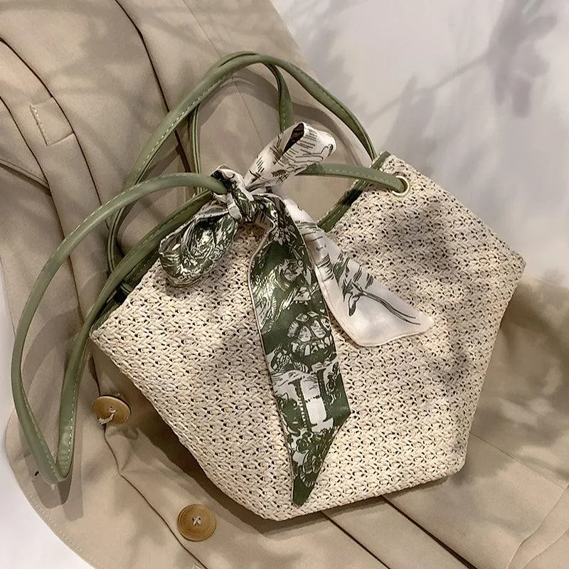 Straw Shoulder Bag