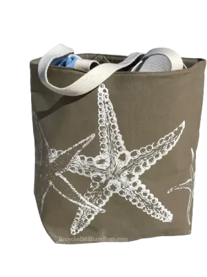 The Best Beach Bag Ever! Sustainable Military Canvas