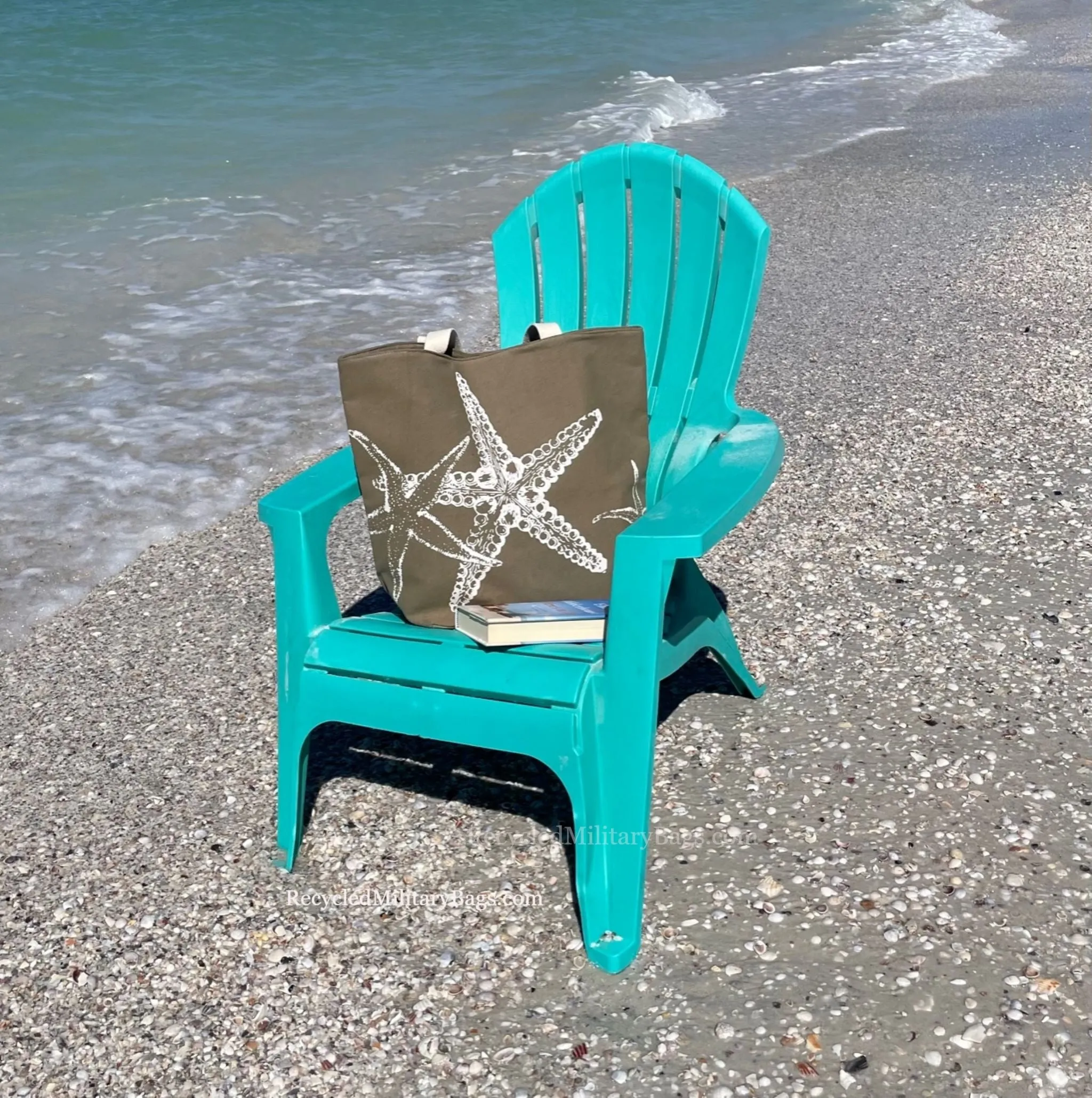 The Best Beach Bag Ever! Sustainable Military Canvas