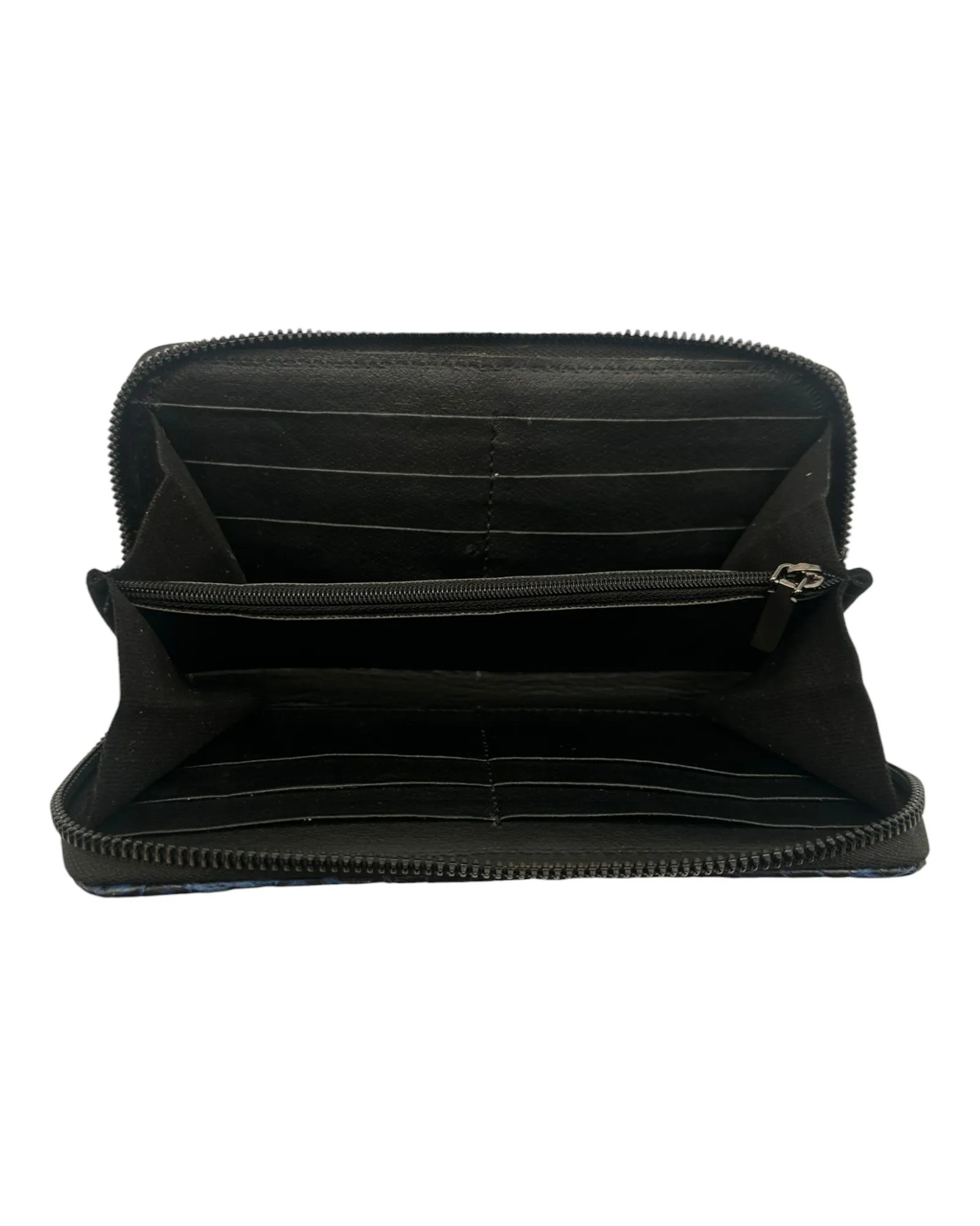 The Blue Lotus Alligator Wallet