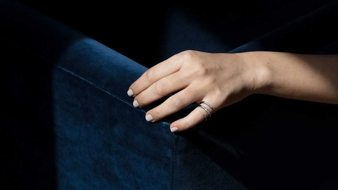 The Lab Grown Graduated Diamond Spiral Ring