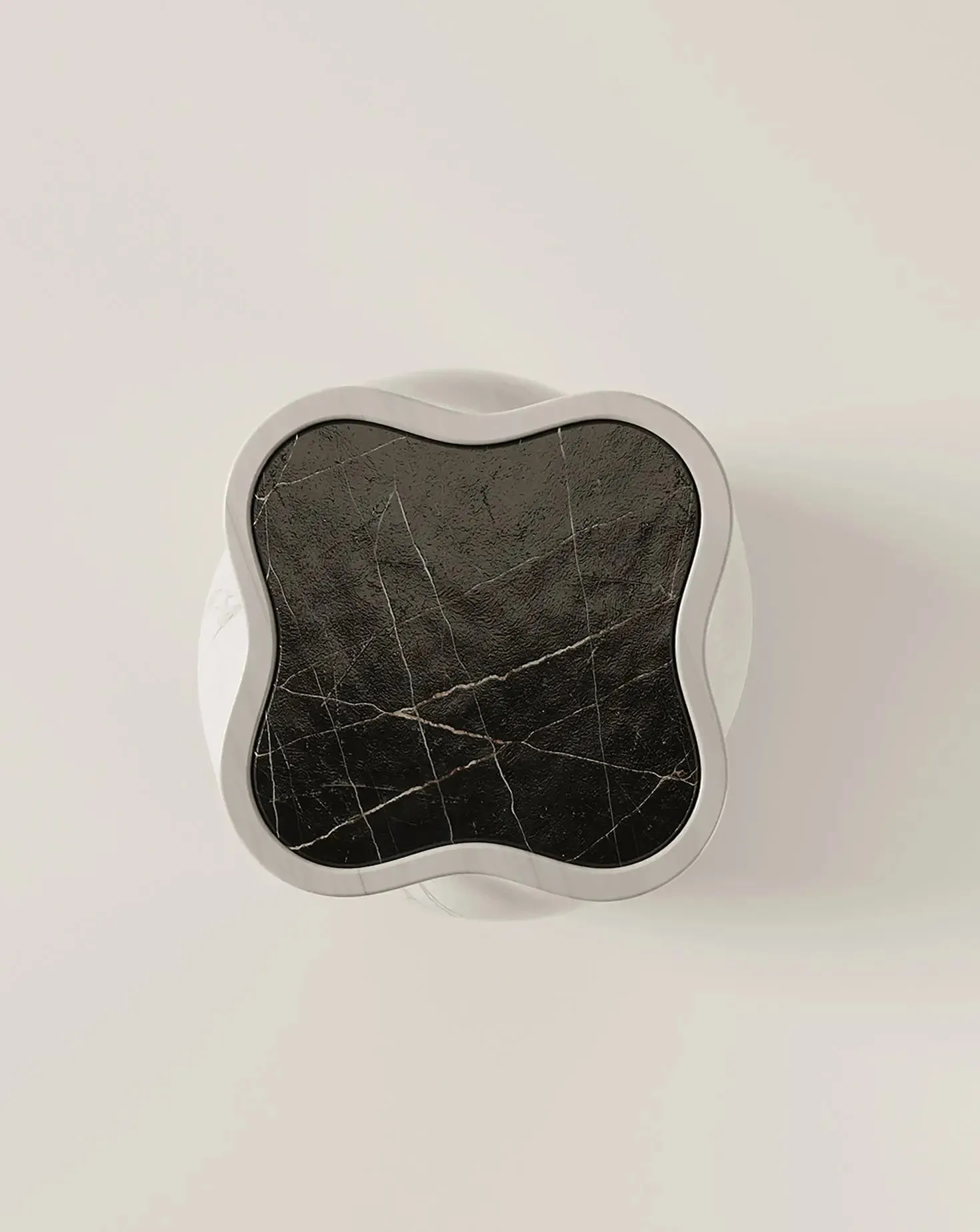 The U Line Alicante and Nero Marquina Table