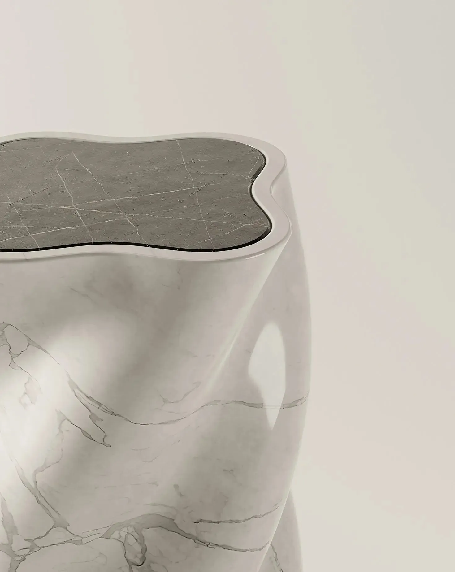 The U Line Alicante and Nero Marquina Table