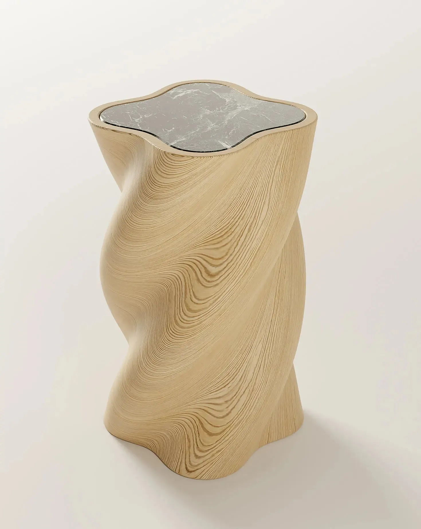 The U Line Wood and Verde Alpi Table